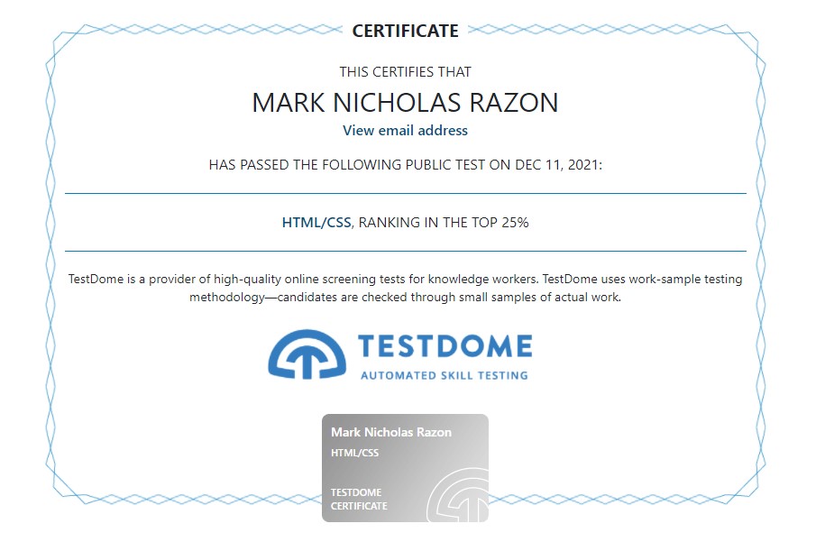 Testdome